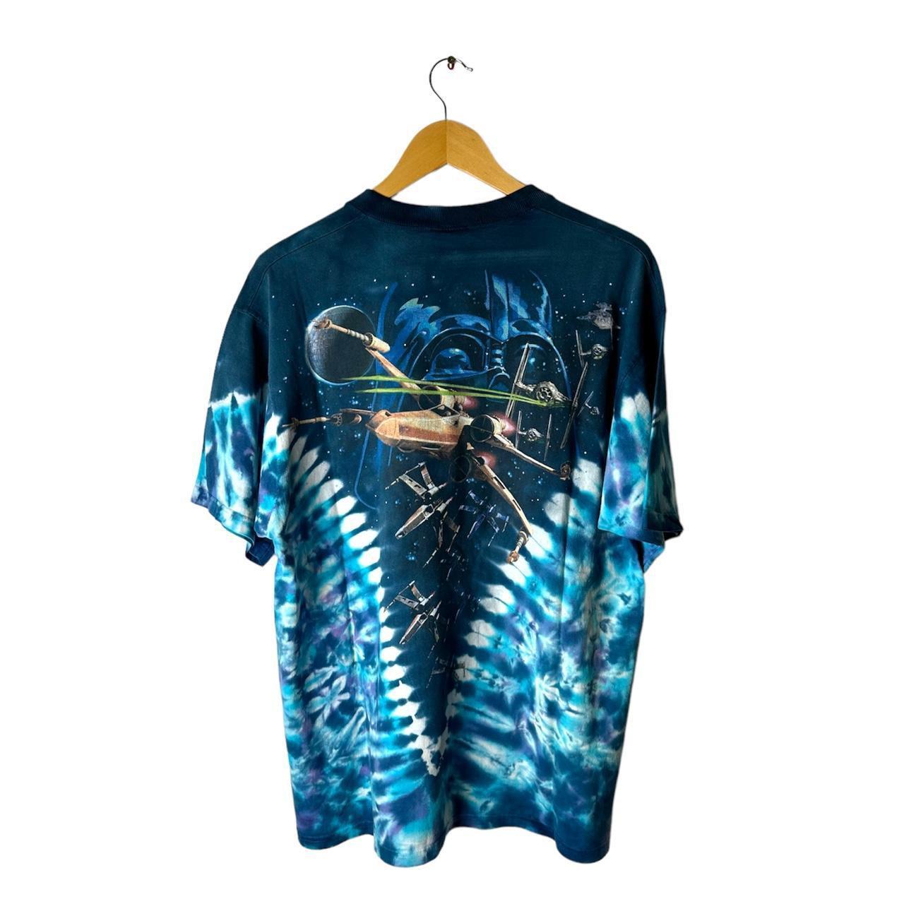 Vintage 1997 Star Wars Hildebrand Liquid Blue Tie Dye