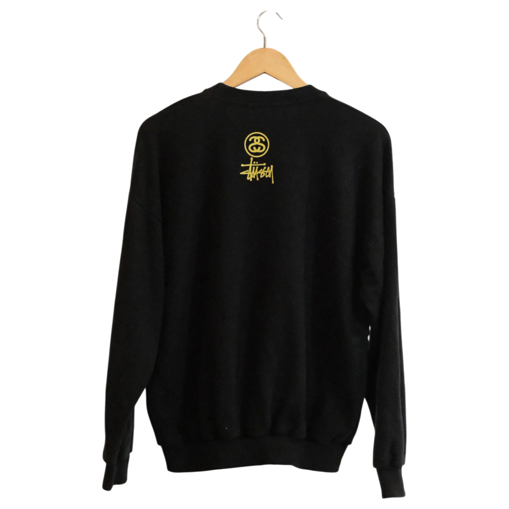 Vintage 90's Stussy Dragon Black Sweatshirt