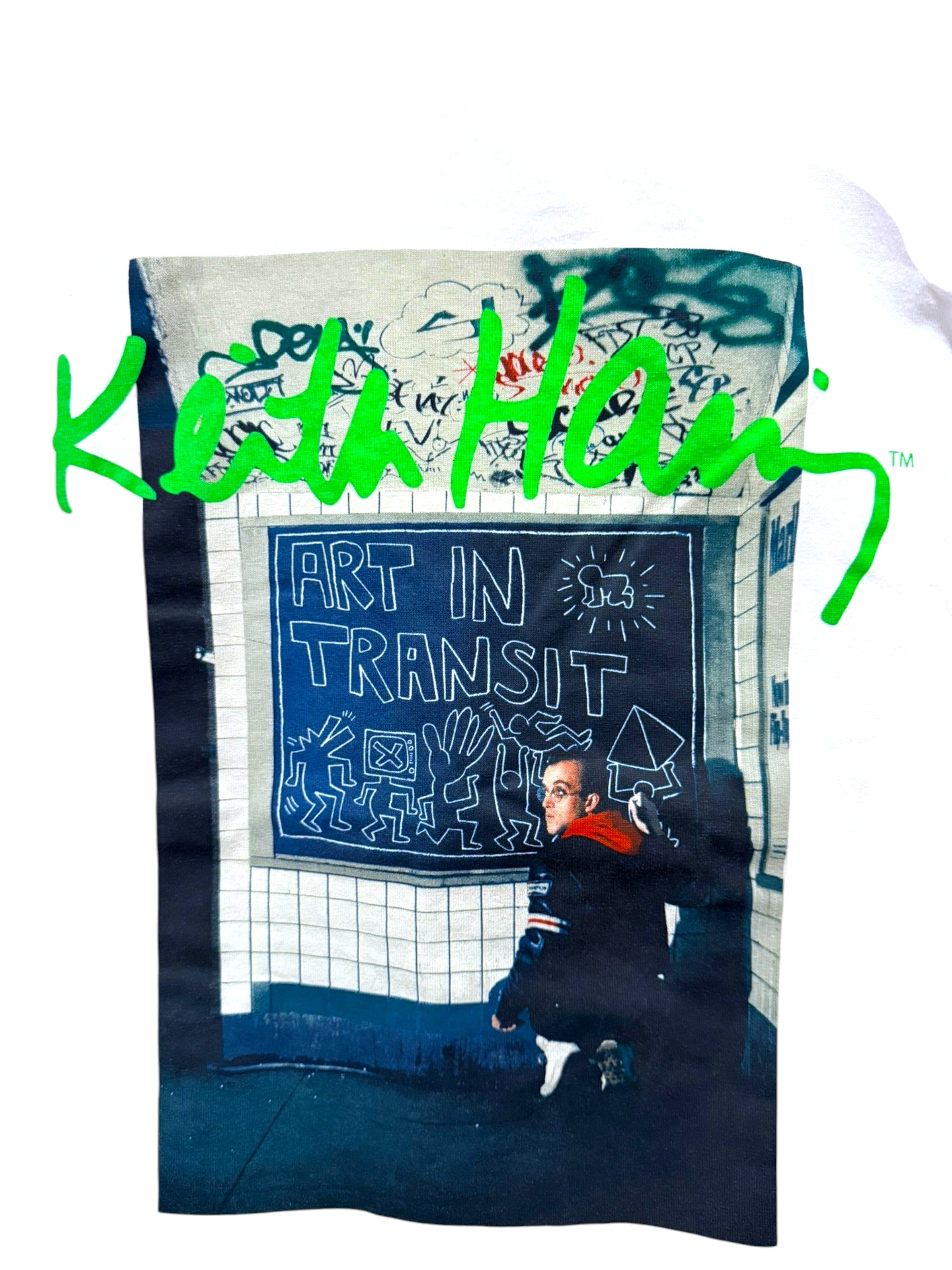 UNIQLO Keith Harring Graphic Tee - White