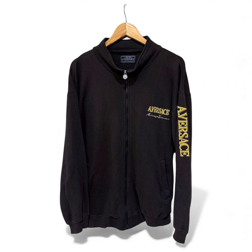 Vintage 90s Alfredo Versace Medusa Big Logo Embroidered