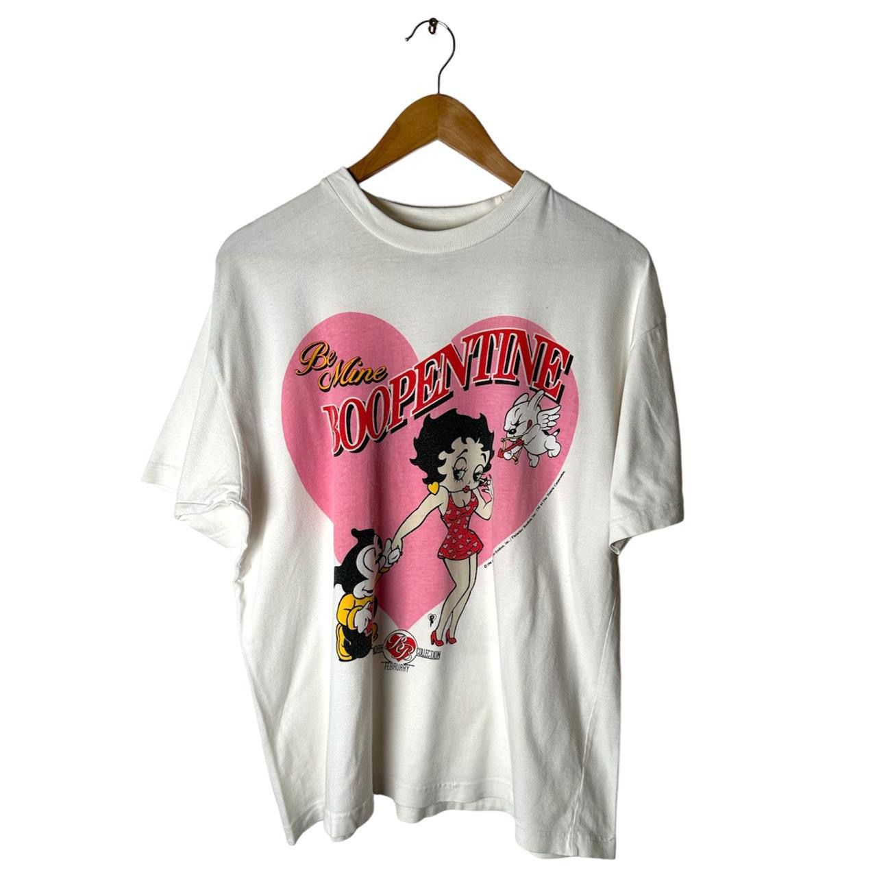 Vintage 90's Betty Boop x Bimbo 1996 Boopentine Calendar Collection Tee