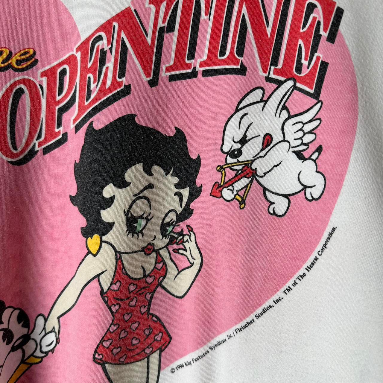 Vintage 90's Betty Boop x Bimbo 1996 Boopentine Calendar Collection Tee