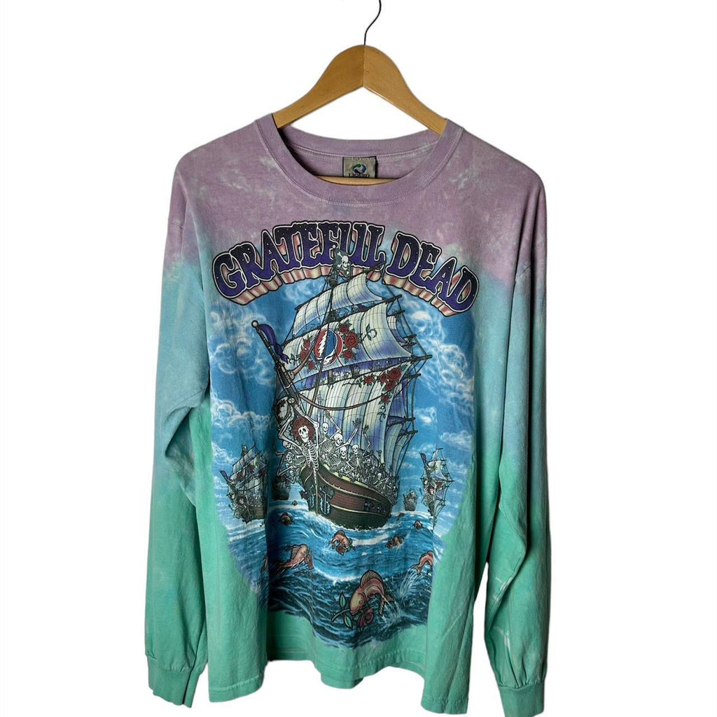 Vintage 90s Liquid Blue Grateful Dead L/S