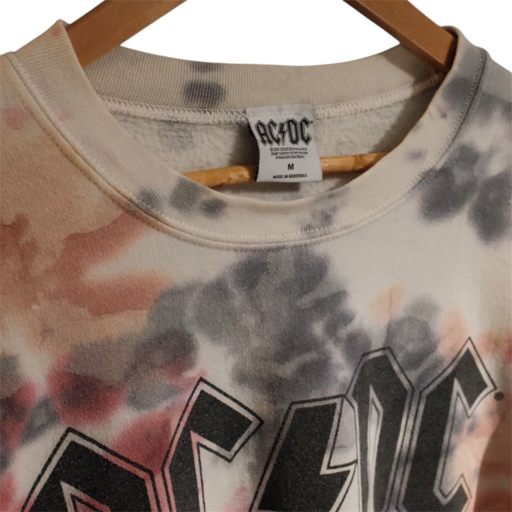 AC/DC Tie-Dye Crewneck Sweatshirt