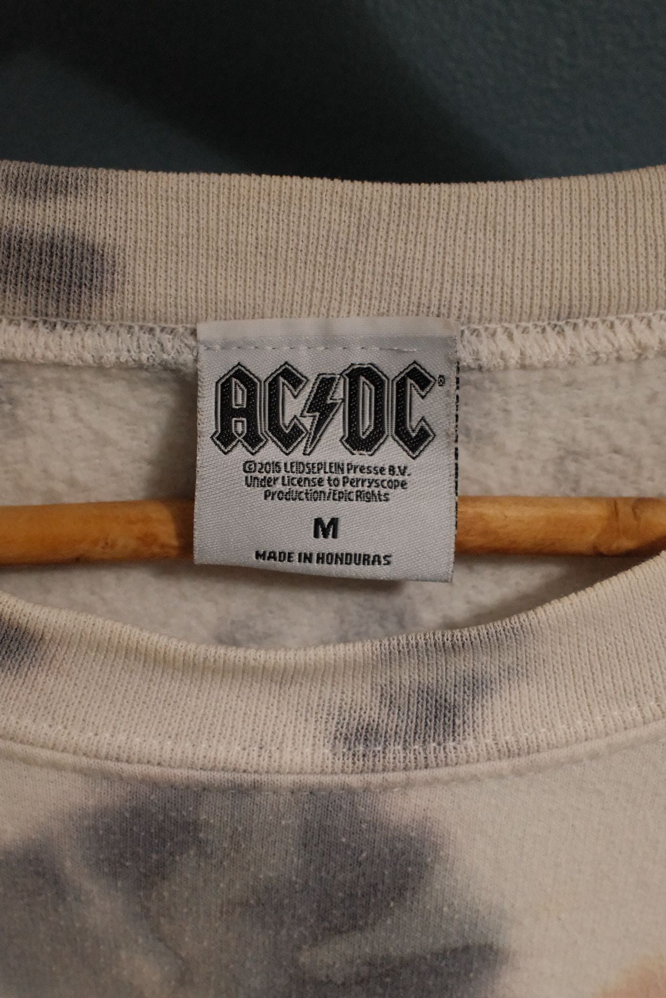 AC/DC Tie-Dye Crewneck Sweatshirt